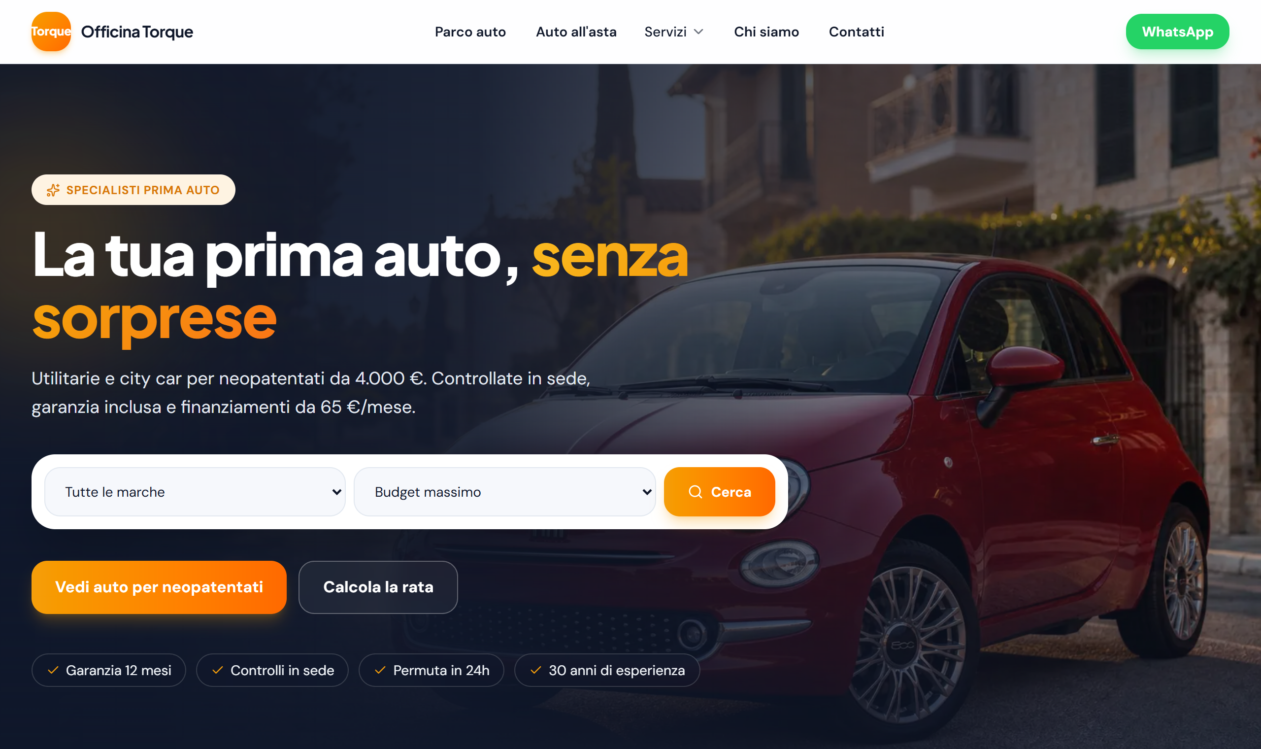 Anteprima sito Officina Torque